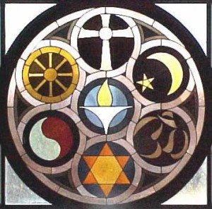 world religion glyph circle square